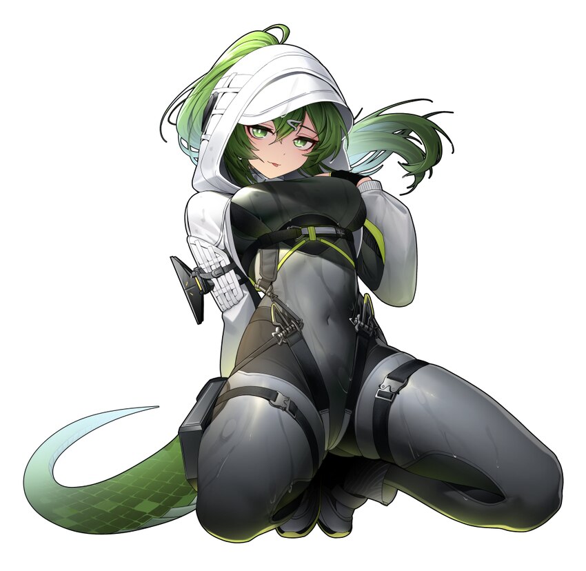 1girl  p absurdres arknights arknights  endfield black bodysuit black gloves bodysuit br10956229 breasts commentary covered navel english commentary …