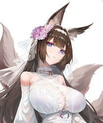 1girl absurdres amagi (azur lane) amagi (cv) (azur lane) amagi (cv) (moonlit blossom on placid seas) (azur lane) animal…