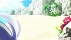 1boy 6+girls a-1 pictures alternate costume animal animated aqua hairband ass audible music bare shoulders beach beach …