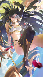 1girl absurdres armor bikini bikini armor black bikini black hair breasts chinese commentary commentary request fate/gr…