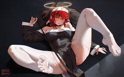1girl absurdres alternate costume bare shoulders black choker breasts chainsaw man choker commentary english commentary…