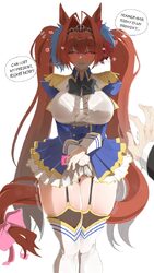 1boy 1girl absurdres animal ears antenna hair aroused ass visible through thighs black bow black bowtie blush bow bowti…