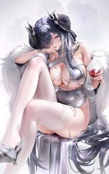 1girl absurdres armlet august von parseval (azur lane) august von parseval (night rendezvous with the unhulde) (azur la…