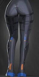 1girl absurdres ass ass focus black background black pants high-waist pants highres i s s h i n legs lower body pants s…