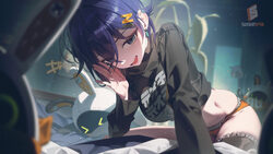 +++ 1girl absurdres bangboo (zenless zone zero) bangboo 6 (zenless zone zero) belle (zenless zone zero) black eyes blac…